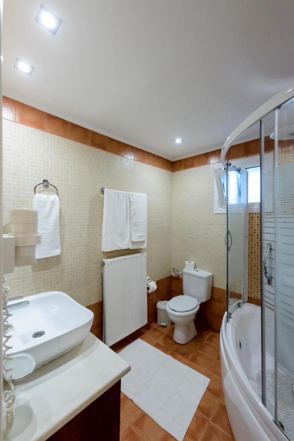 Villa Maxim With Private Pool & Tennis Court Halikounas Dış mekan fotoğraf