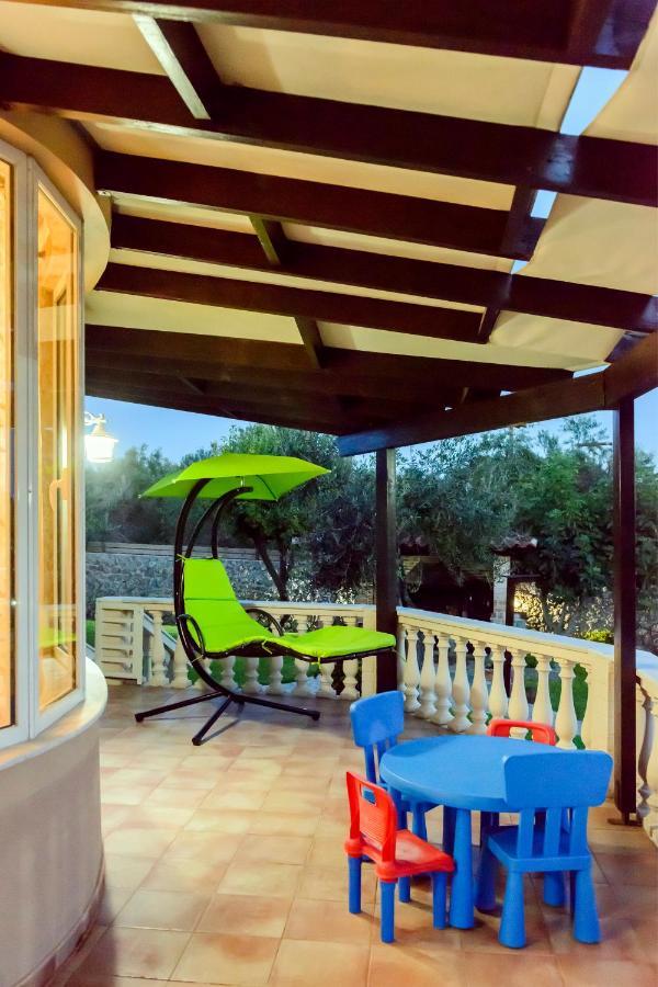 Villa Maxim With Private Pool & Tennis Court Halikounas Dış mekan fotoğraf