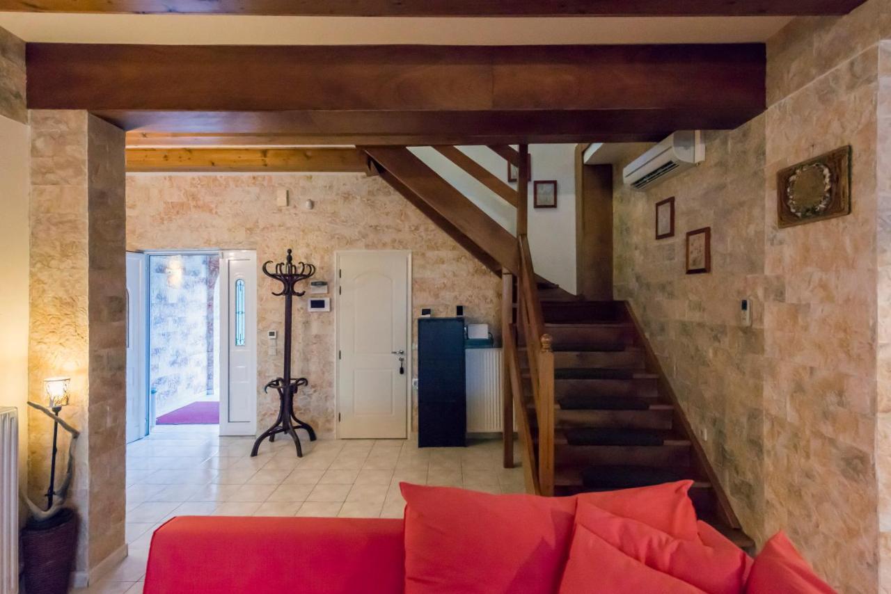 Villa Maxim With Private Pool & Tennis Court Halikounas Dış mekan fotoğraf