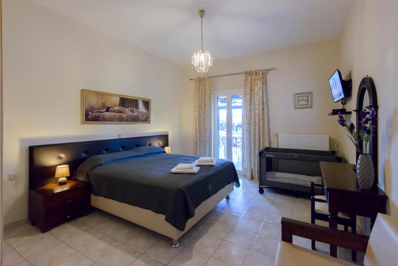 Villa Maxim With Private Pool & Tennis Court Halikounas Dış mekan fotoğraf