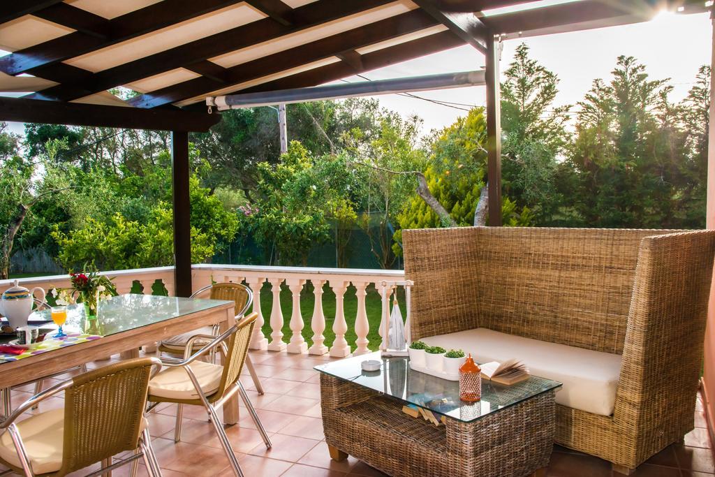 Villa Maxim With Private Pool & Tennis Court Halikounas Dış mekan fotoğraf