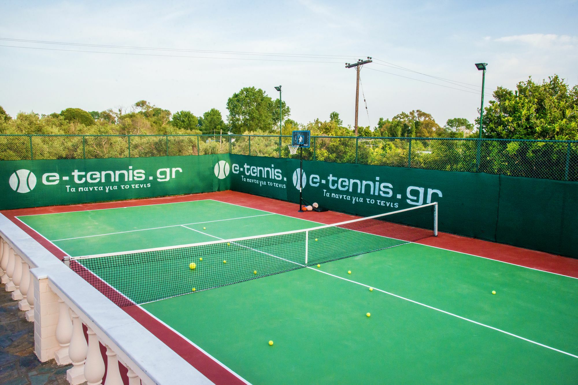 Villa Maxim With Private Pool & Tennis Court Halikounas Dış mekan fotoğraf