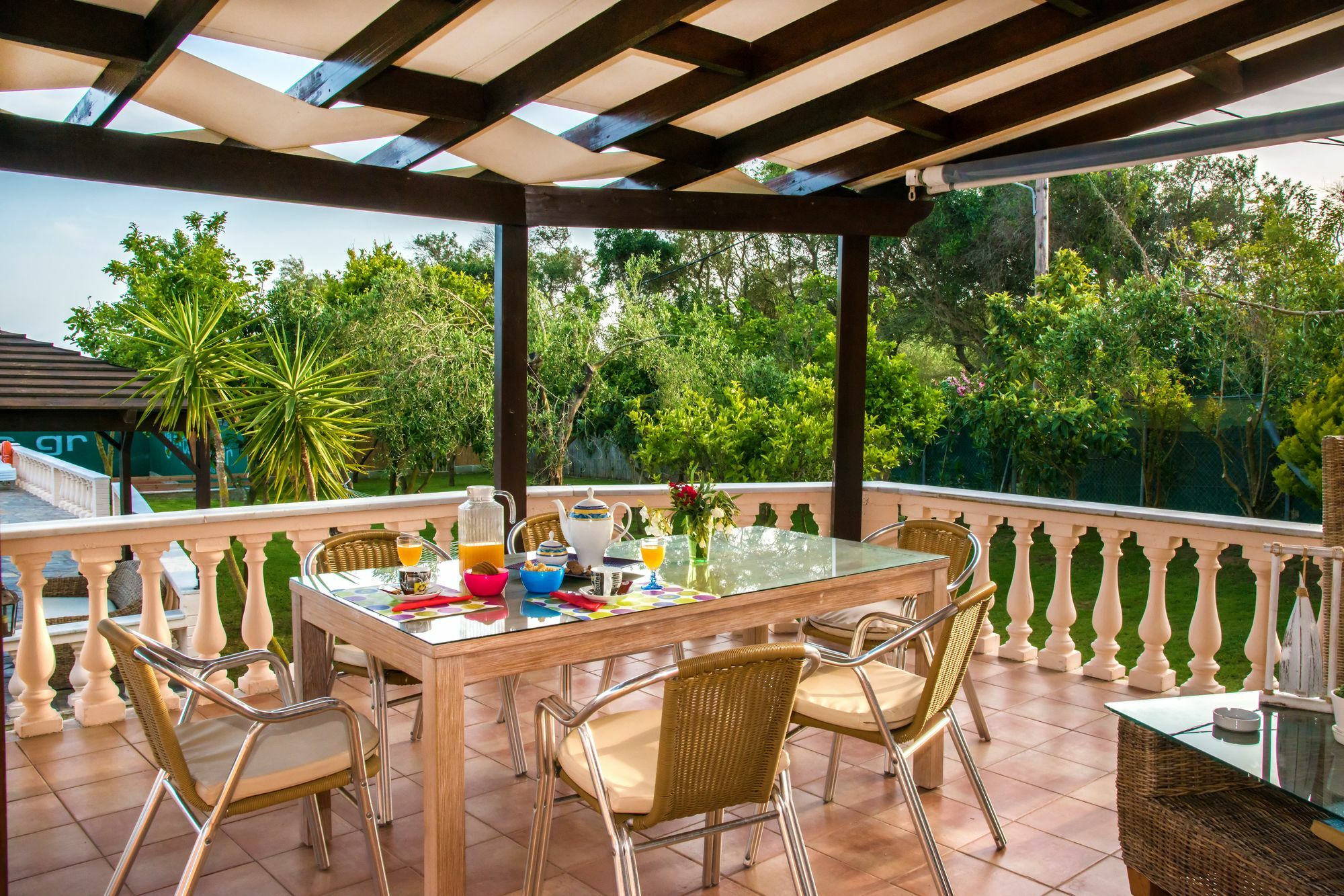 Villa Maxim With Private Pool & Tennis Court Halikounas Dış mekan fotoğraf